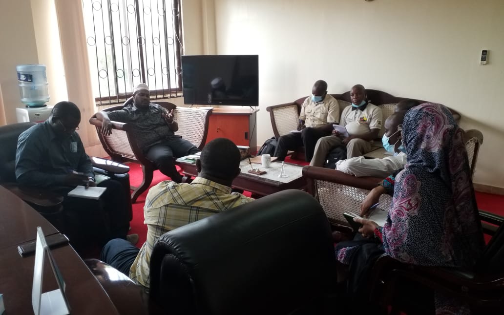 Lamu County Government Deputy Governor His Excellency Abdulhakim Aboud received a delegation from Kenya Tsetse and Trypanosomiasis Eradication Council (KENTTEC)