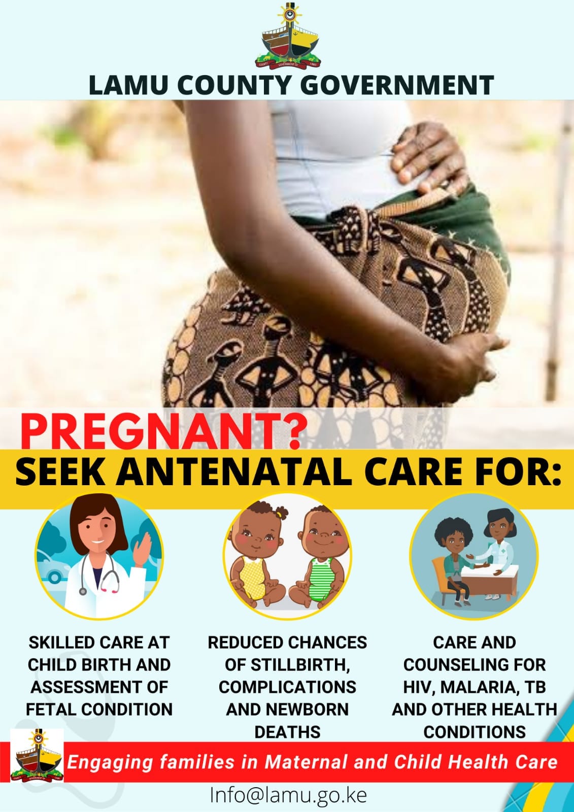 COUNTY STARTS PANDEMIC-RELATED MATERNAL AND CHILD HEALTH CARE CAMPAIGN