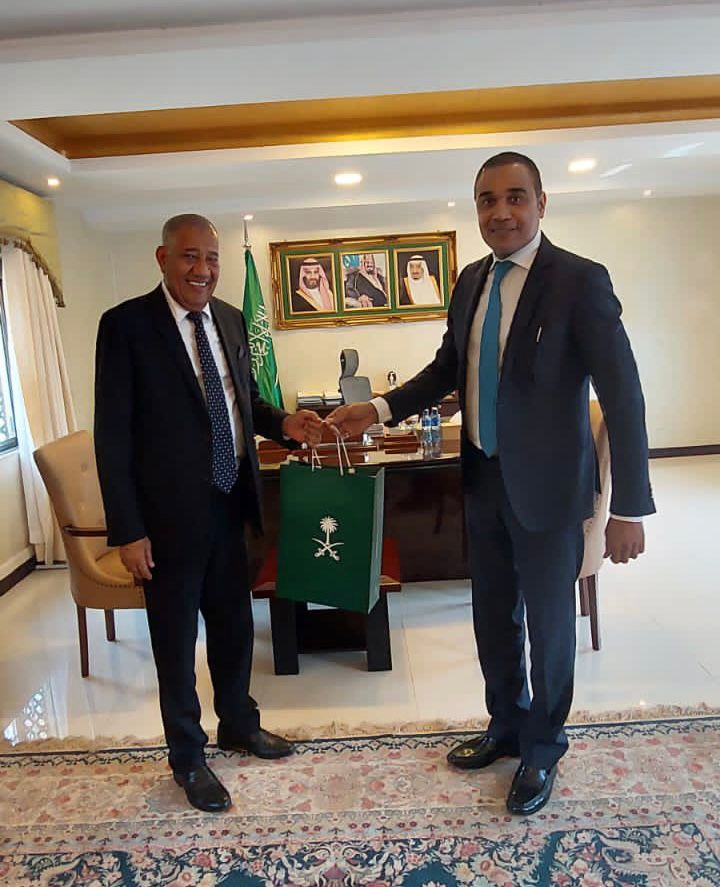 LAMU GOVERNOR PAYS A COURTESY CALL ON SAUDI AMBASSADOR TO KENYA