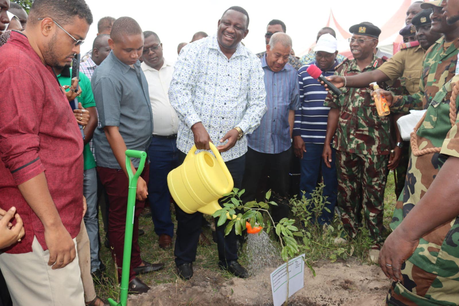 C.S MVURYA LAUNCHES LAMU COUNTY TREE PLANTING EXERCISE