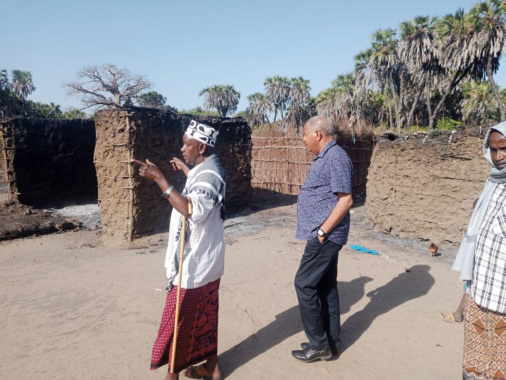 LAMU COUNTY GOVERNMENT TO ASSIST MANYATTA FIRE VICTIMS IN BAHARI WARD; PLEDGES GOVERNOR TIMAMY
