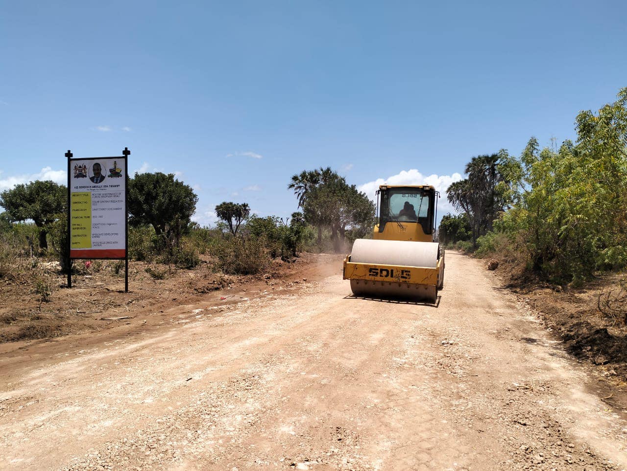 County Government of Lamu Embarks On Roads Rehabilitation