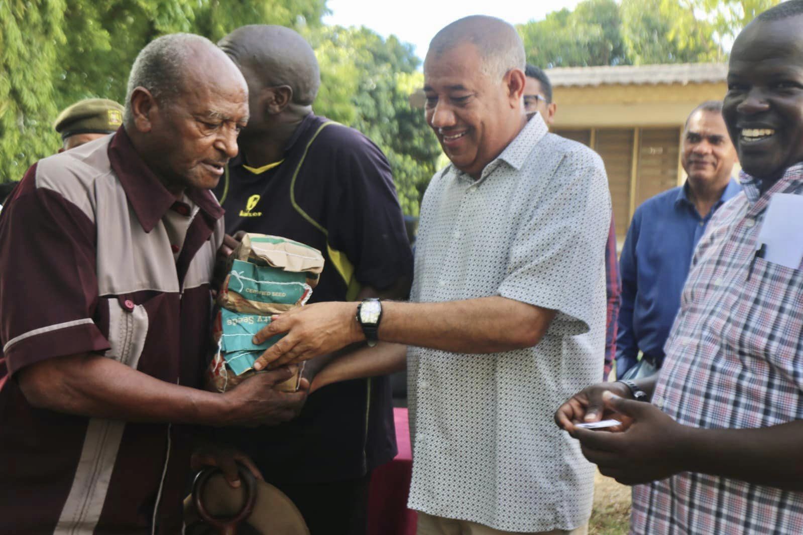 Governor Timamy Presides Over the Distribution of 20 Tonnes of Free Certified Seeds in Bahari Ward