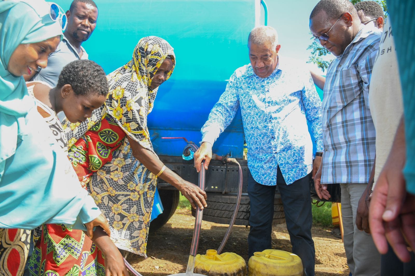 GOVERNOR TIMAMY FLAGS OFF WITU WATER BOWSER