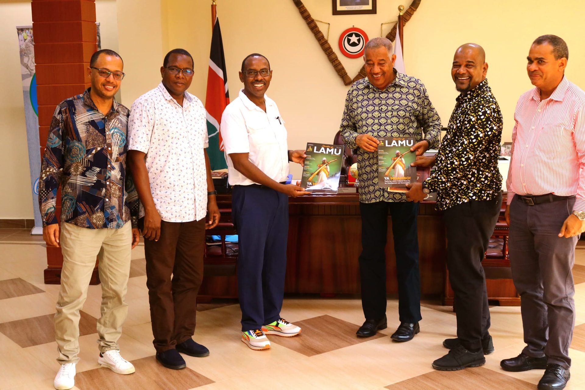 LAPSSET LEADERSHIP PAYS A COURTESY CALL ON GOVERNOR TIMAMY TO DISCUSS OPERATIONALIZATION OF LAMU PORT