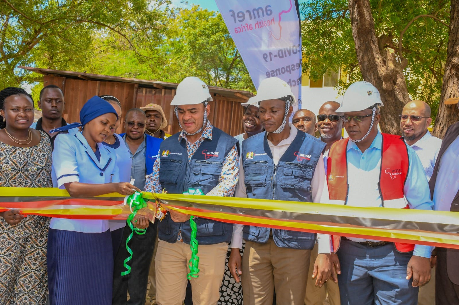 COUNTY GOVERNMENT OF LAMU IN PARTNERSHIP WITH GLOBAL FUND/AMREF LAUNCHES OXYGEN PLANT AT MPEKETONI SUB-COUNTY HOSPITAL