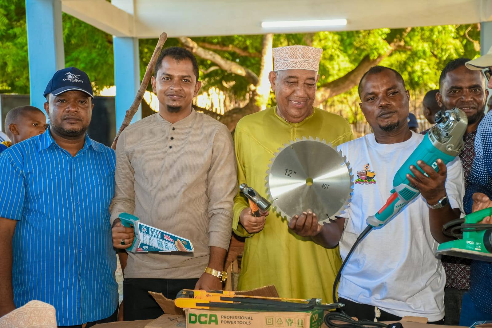 FAZA BOAT MAKERS GLEEFUL AS GOVERNOR TIMAMY COMMISSIONS NEW BOAT YARD