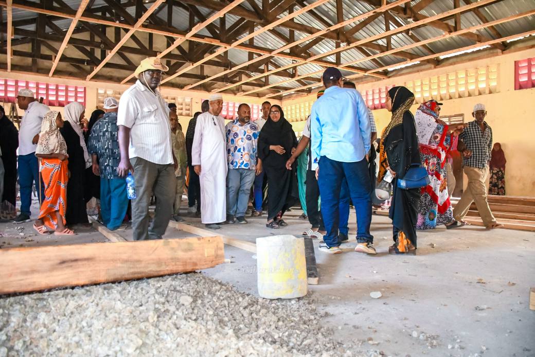 COUNTY GOVERNMENT OF LAMU EMBARKS ON KIZINGITINI SOCIAL HALL RENOVATIONS