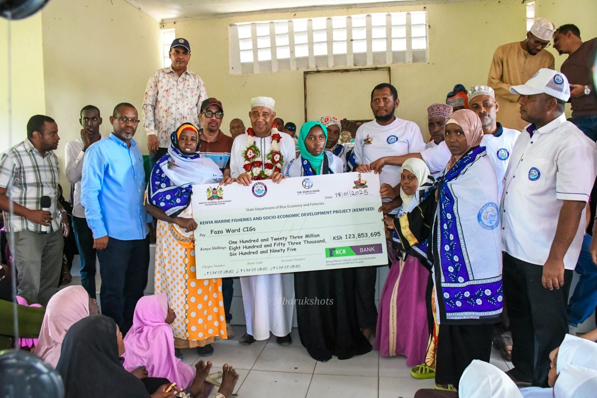 GOVERNOR TIMAMY GIVES 62 FAZA SELF-HELP GROUPS Sh. 123 MILLION GRANTS