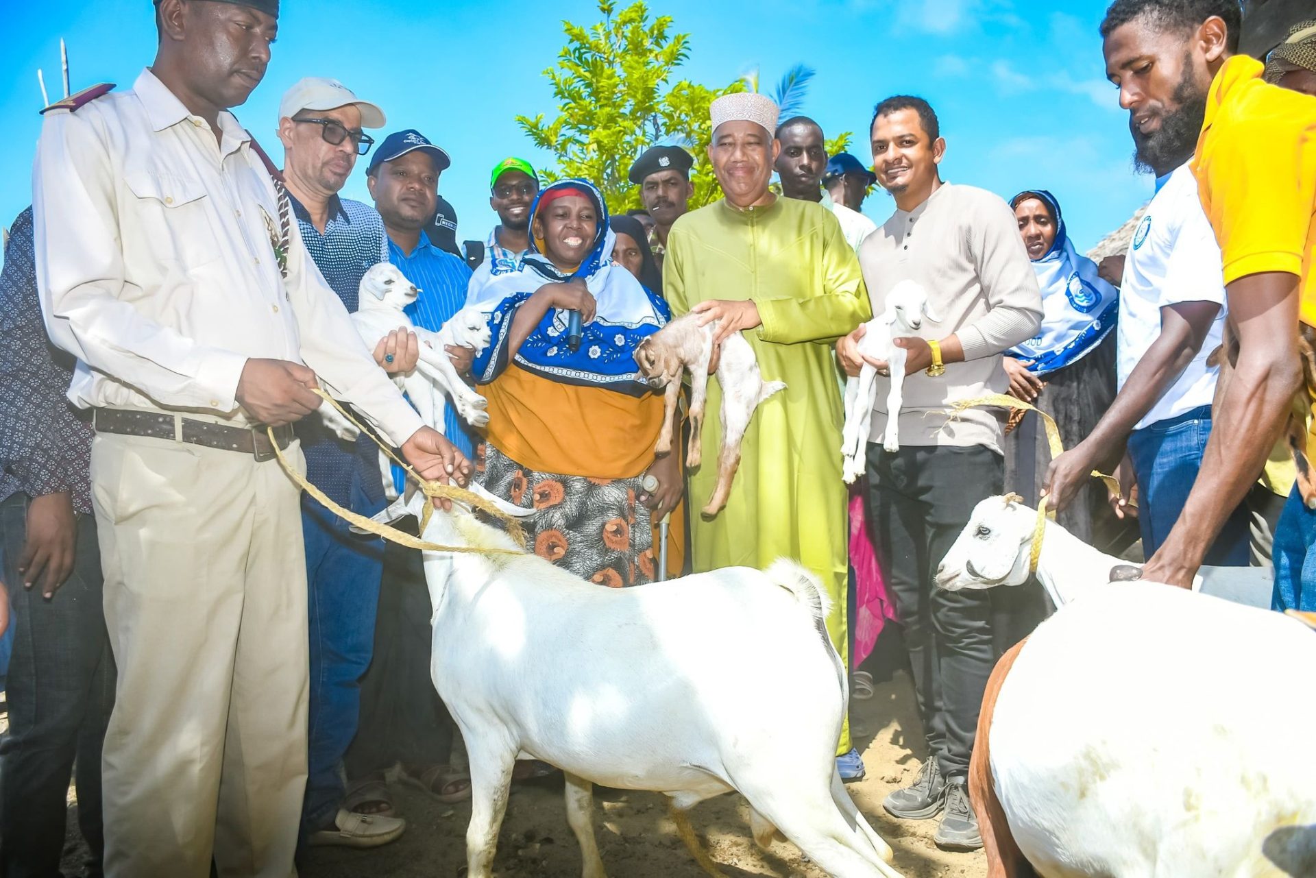 OVER 60 GOATS DISTRIBUTED TO MYABOGI FARMERS BY GOVERNOR TIMAMY TO BOOST MILK PRODUCTION